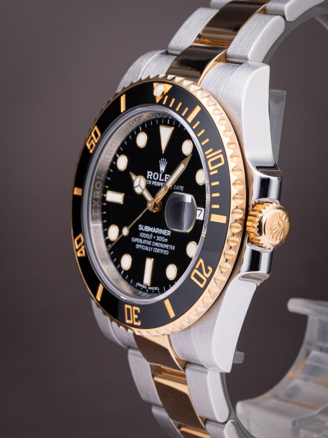 Rolex Stainless Steel and 18k Yellow Gold Submariner Date (116613LN)