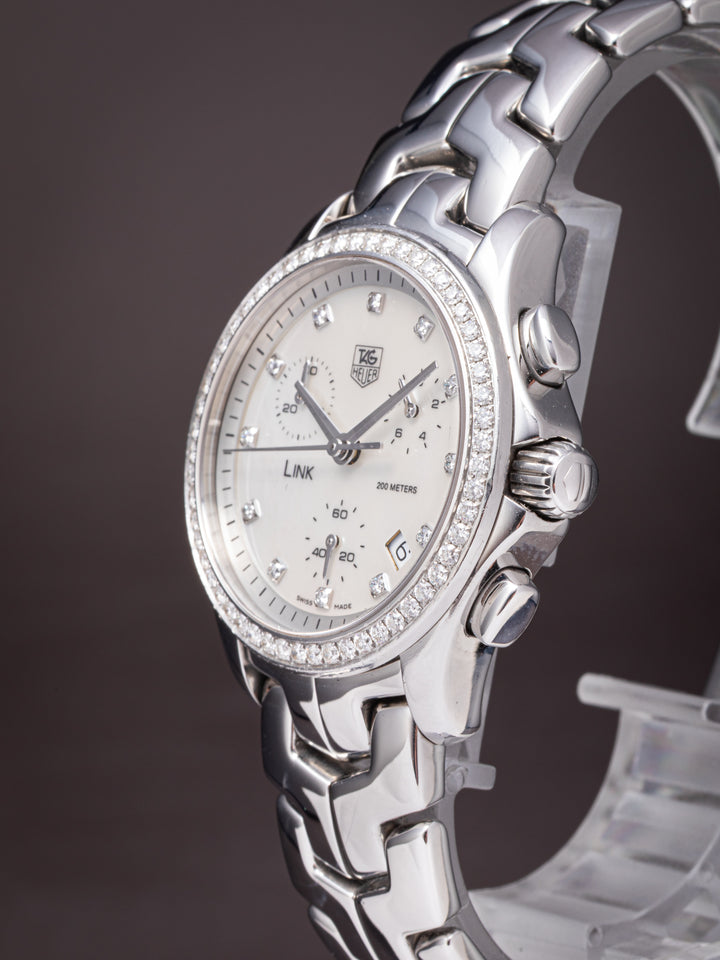 TAG Heuer Stainless Steel Women's Link Chronograph (CJF1314)