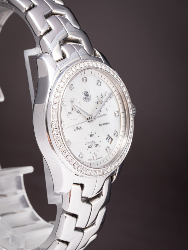 TAG Heuer Stainless Steel Women's Link Chronograph (CJF1314)