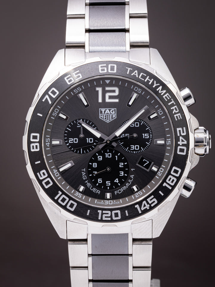 TAG Heuer Stainless Steel and Ceramic Formula 1 Quartz Chronograph (CAZ1011)
