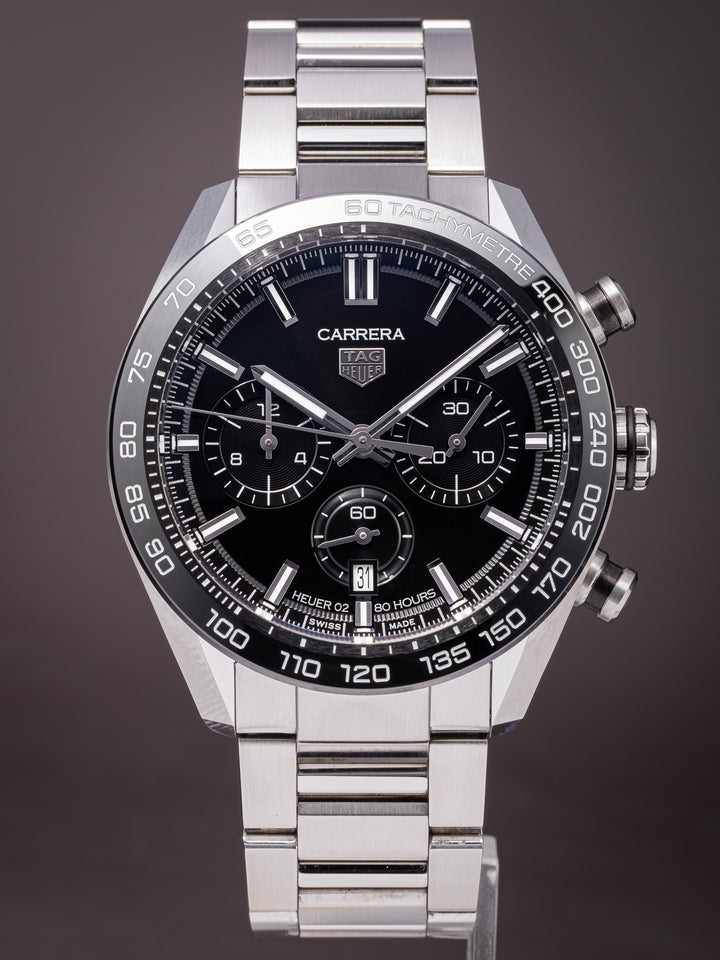 TAG Heuer Stainless Steel Carrera Chronograph (CBN2A1B)
