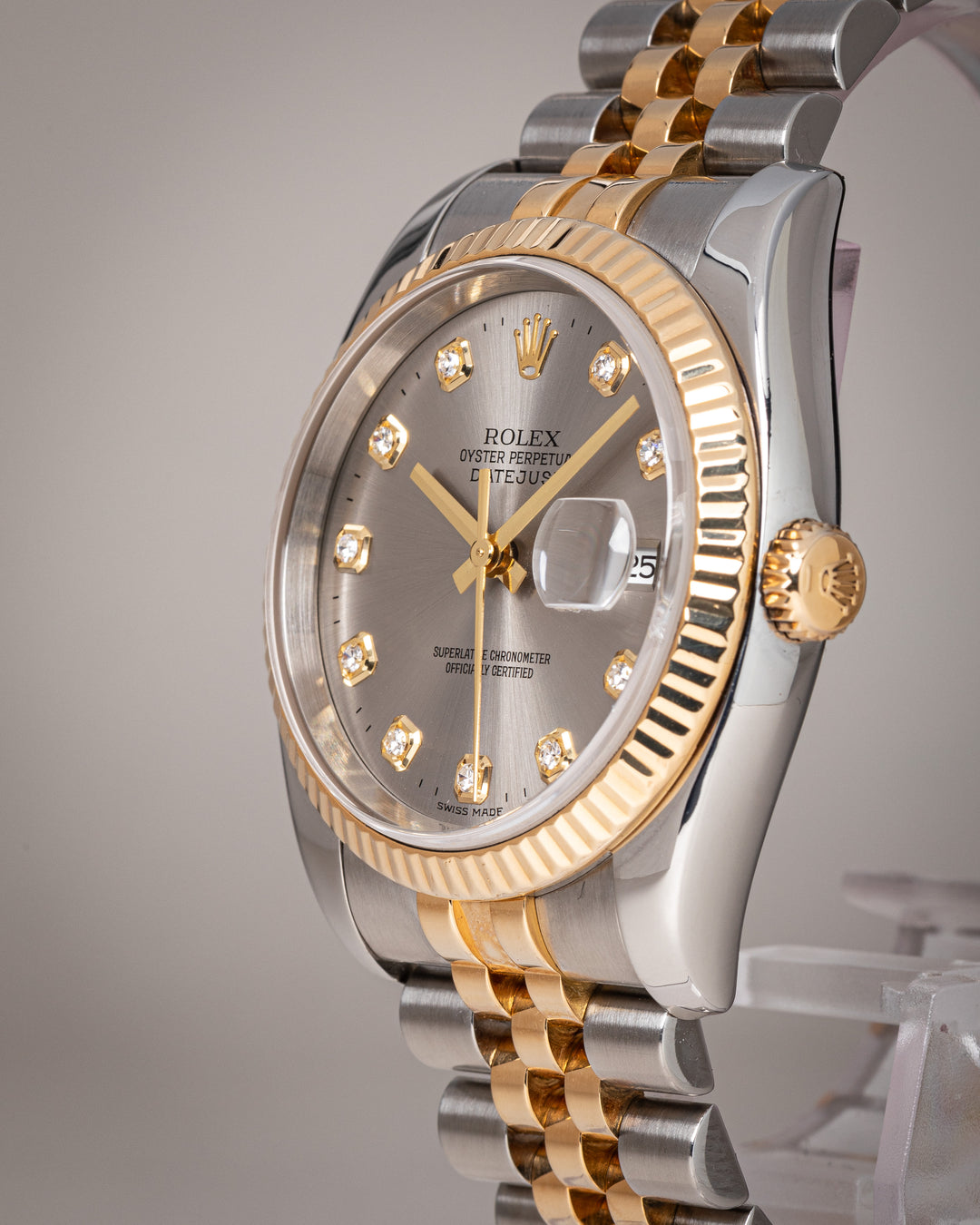 Rolex Stainless Steel and 18k Yellow Gold Datejust (116233)