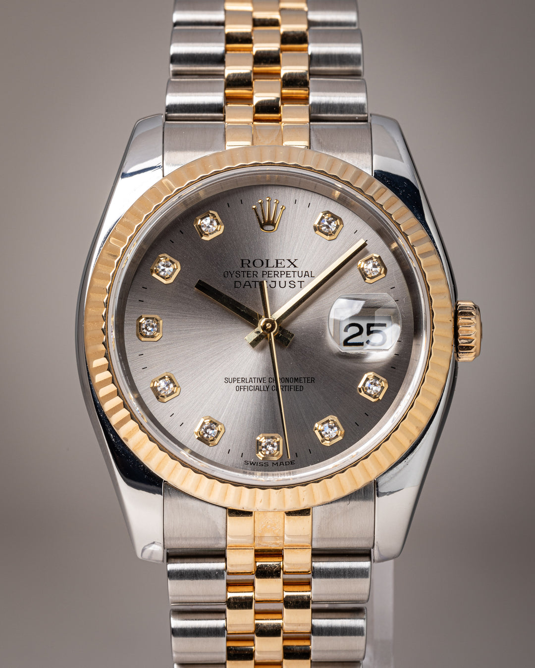 Rolex Stainless Steel and 18k Yellow Gold Datejust (116233)