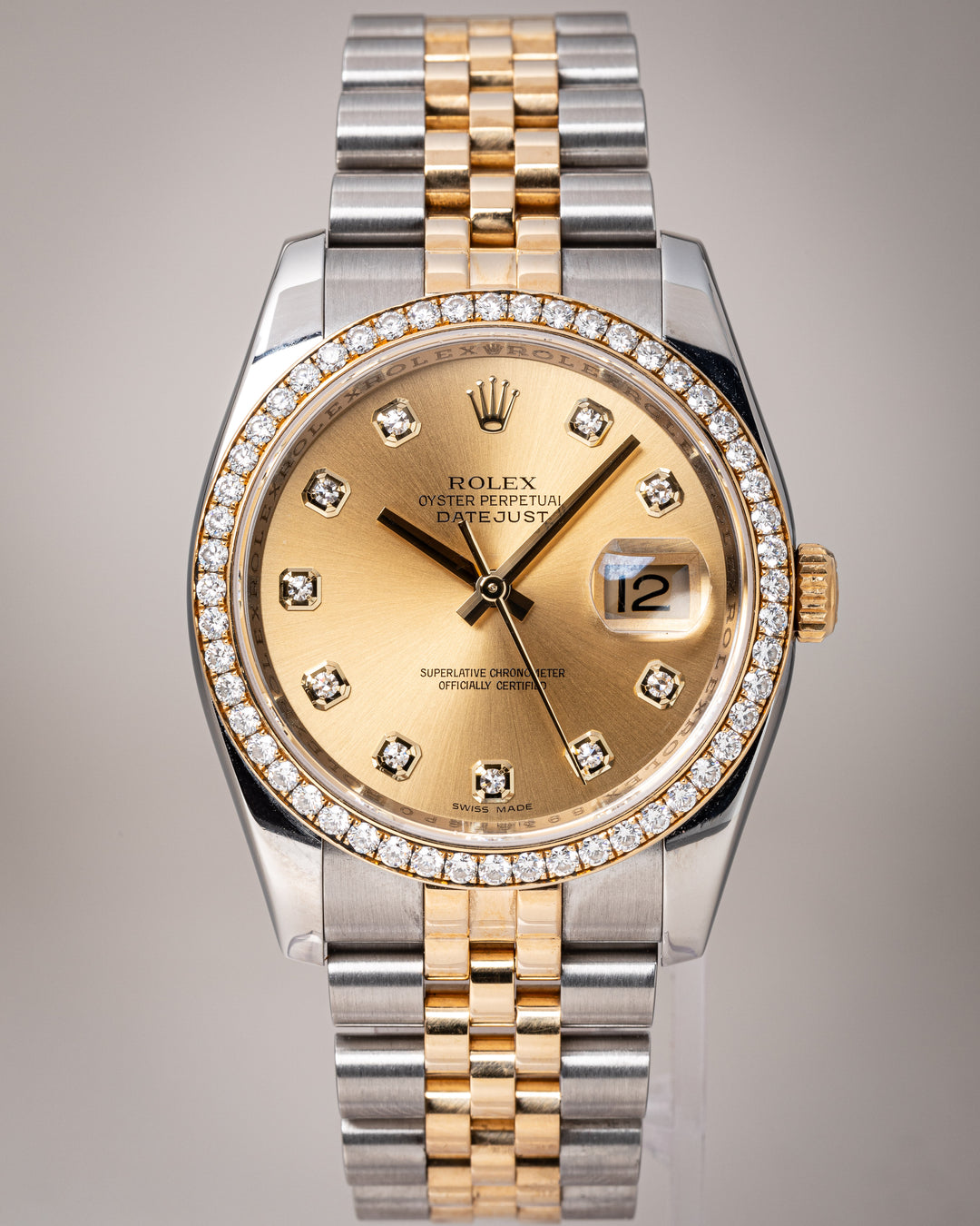 Rolex Stainless Steel and 18k Yellow Gold Datejust (116243)