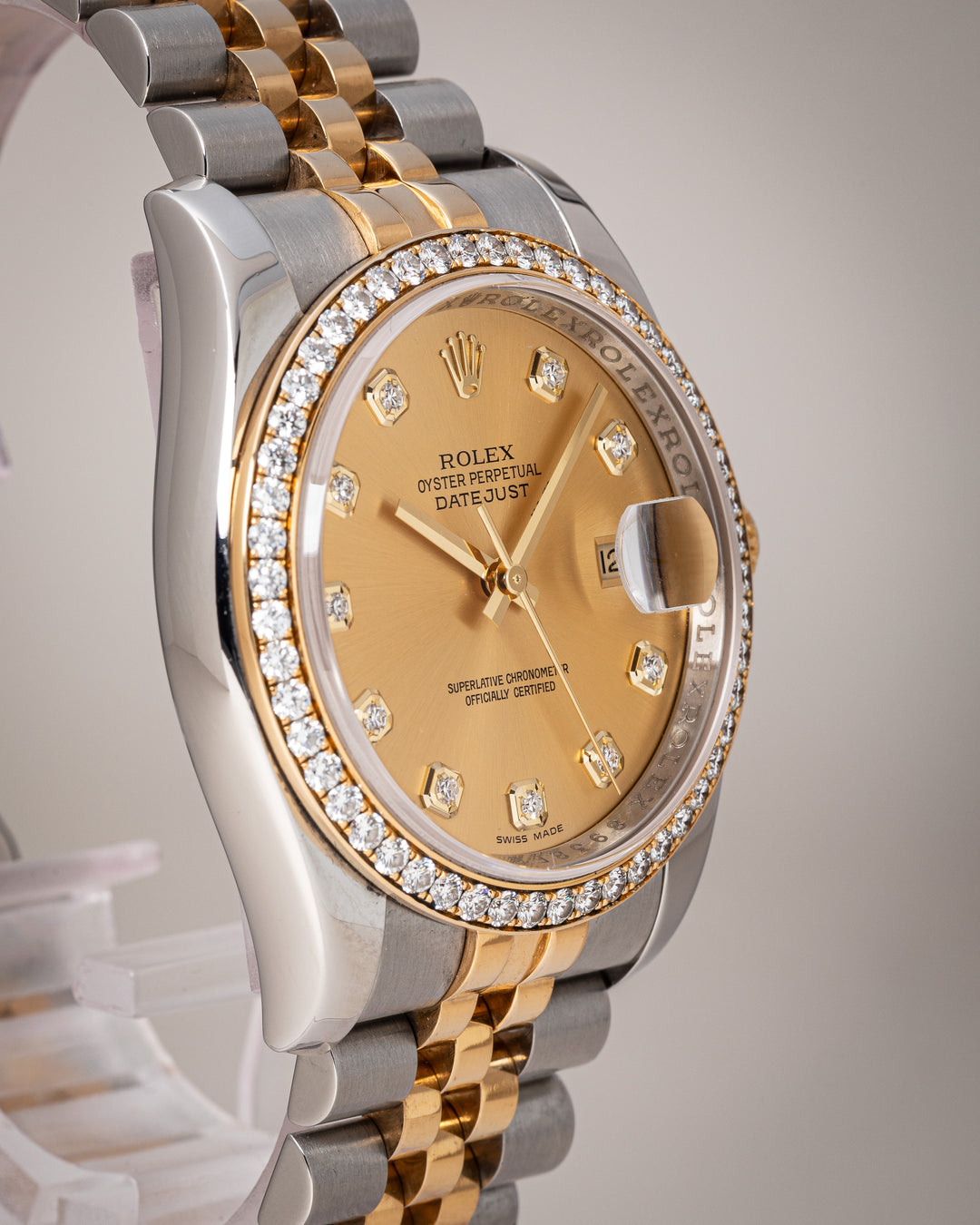 Rolex Stainless Steel and 18k Yellow Gold Datejust (116243)