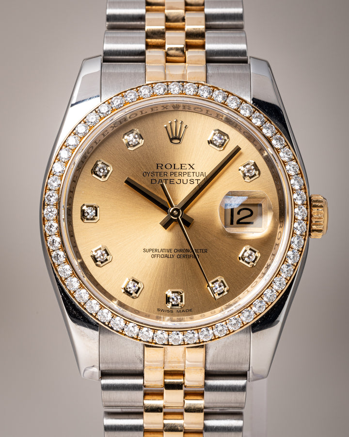 Rolex Stainless Steel and 18k Yellow Gold Datejust (116243)