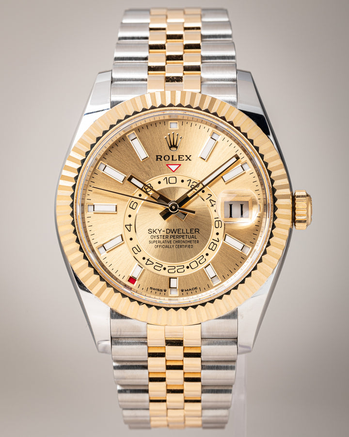 Rolex Stainless Steel and 18k Yellow Gold Sky-Dweller (336933)