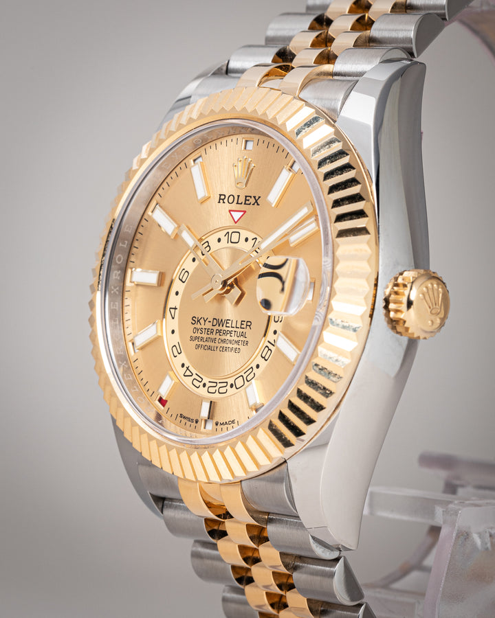 Rolex Stainless Steel and 18k Yellow Gold Sky-Dweller (336933)