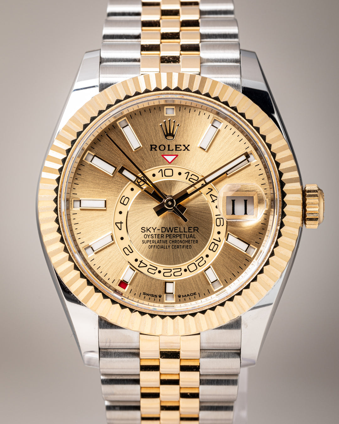 Rolex Stainless Steel and 18k Yellow Gold Sky-Dweller (336933)