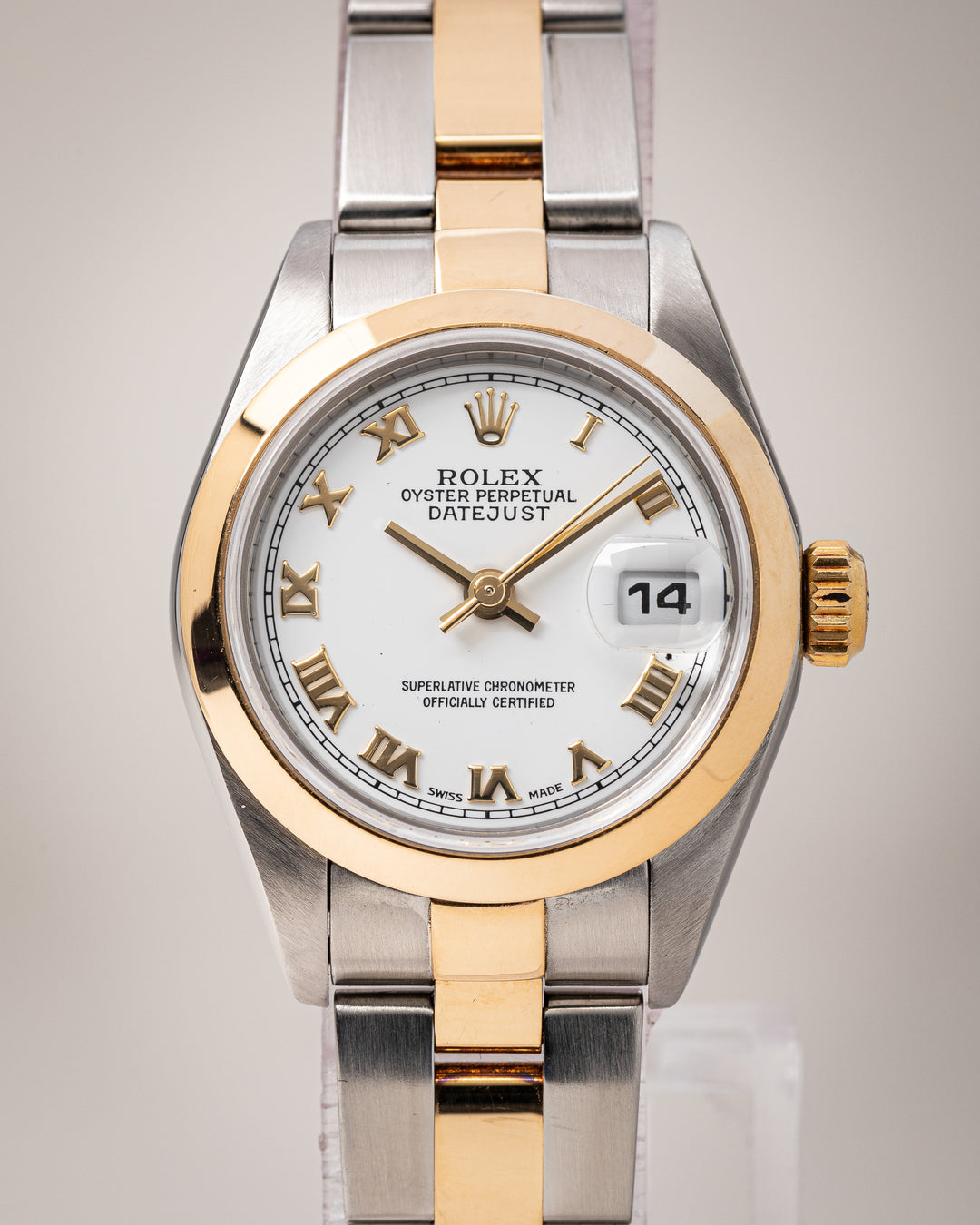 Rolex Stainless Steel and 18k Yellow Gold Women's Datejust (79163)