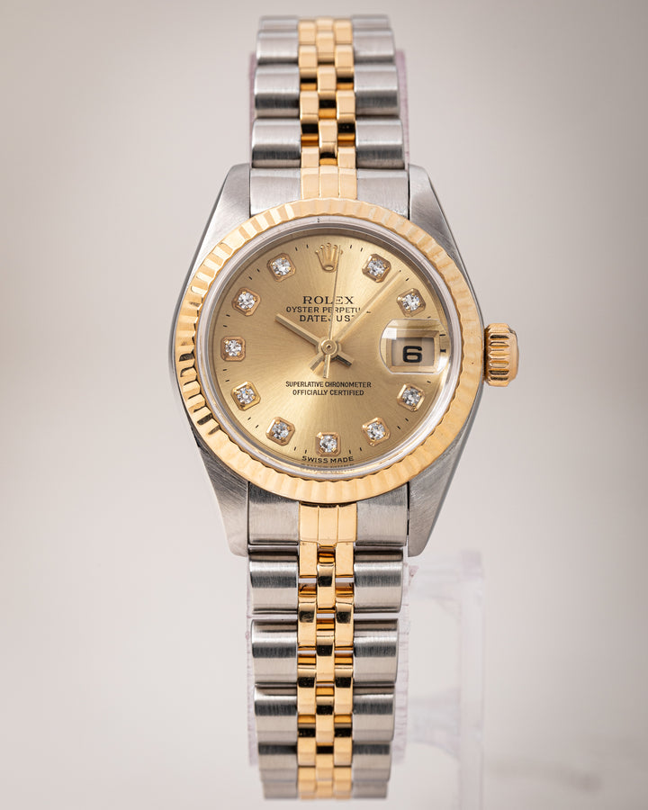 Rolex Stainless Steel and 18k Yellow Gold Women's Datejust (79173)