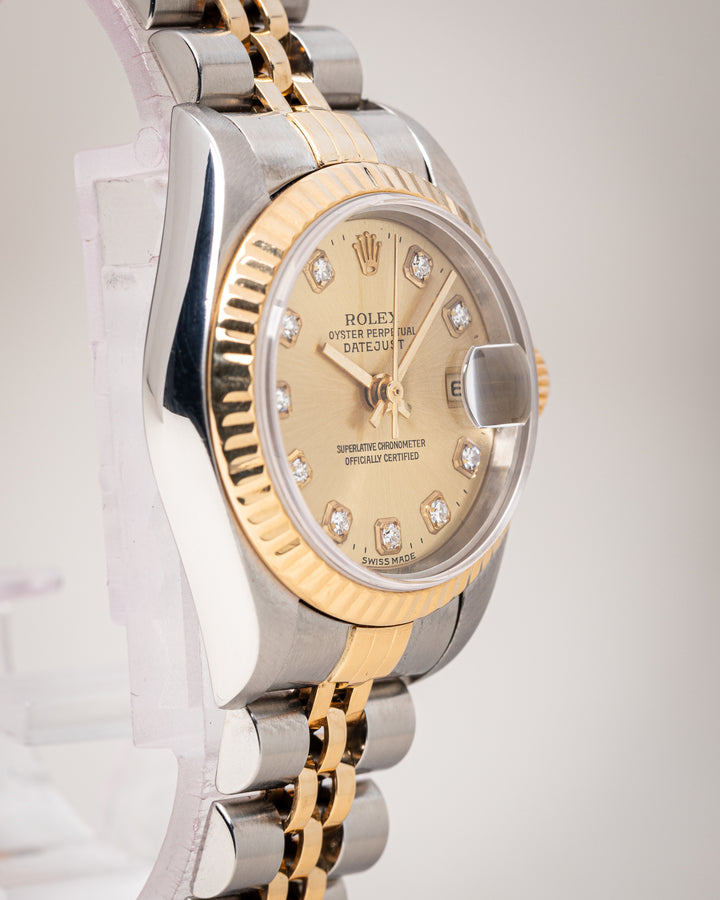 Rolex Stainless Steel and 18k Yellow Gold Women's Datejust (79173)