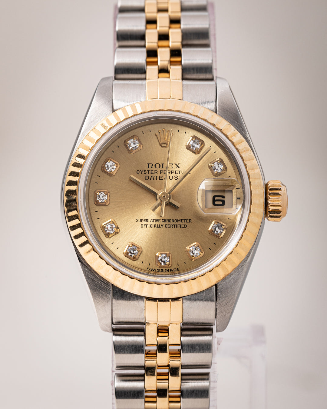 Rolex Stainless Steel and 18k Yellow Gold Women's Datejust (79173)