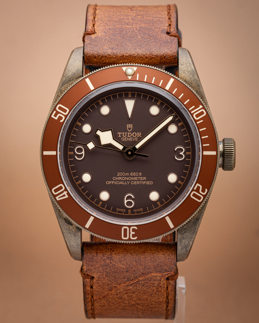 Tudor Bronze Black Bay 43 mm 79250B Brown Dial Watches
