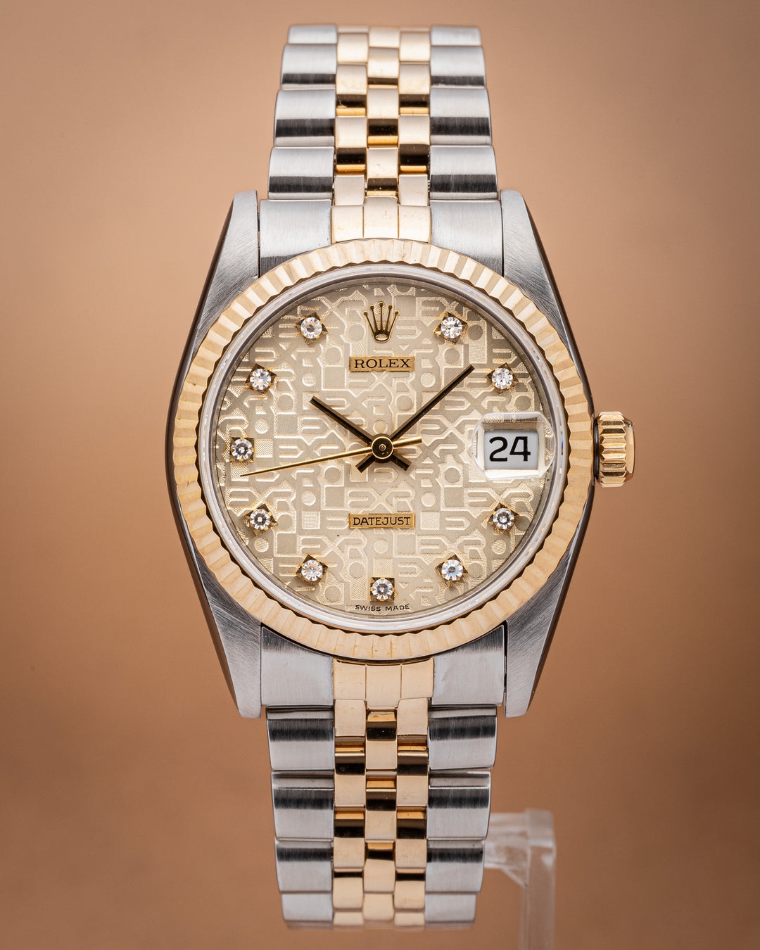 Rolex Stainless Steel and 18k Yellow Gold Women's Datejust (68273)