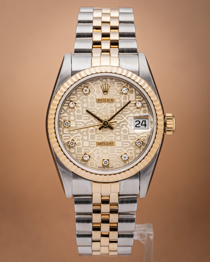 Rolex Stainless Steel and 18k Yellow Gold Women's Datejust (68273)