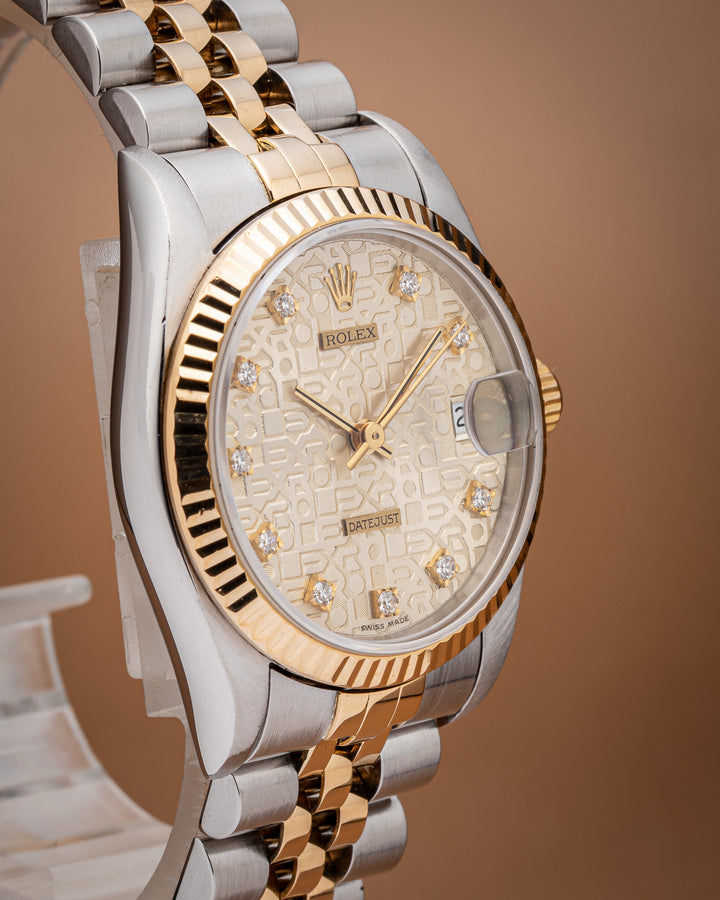 Rolex Stainless Steel and 18k Yellow Gold Women's Datejust (68273)