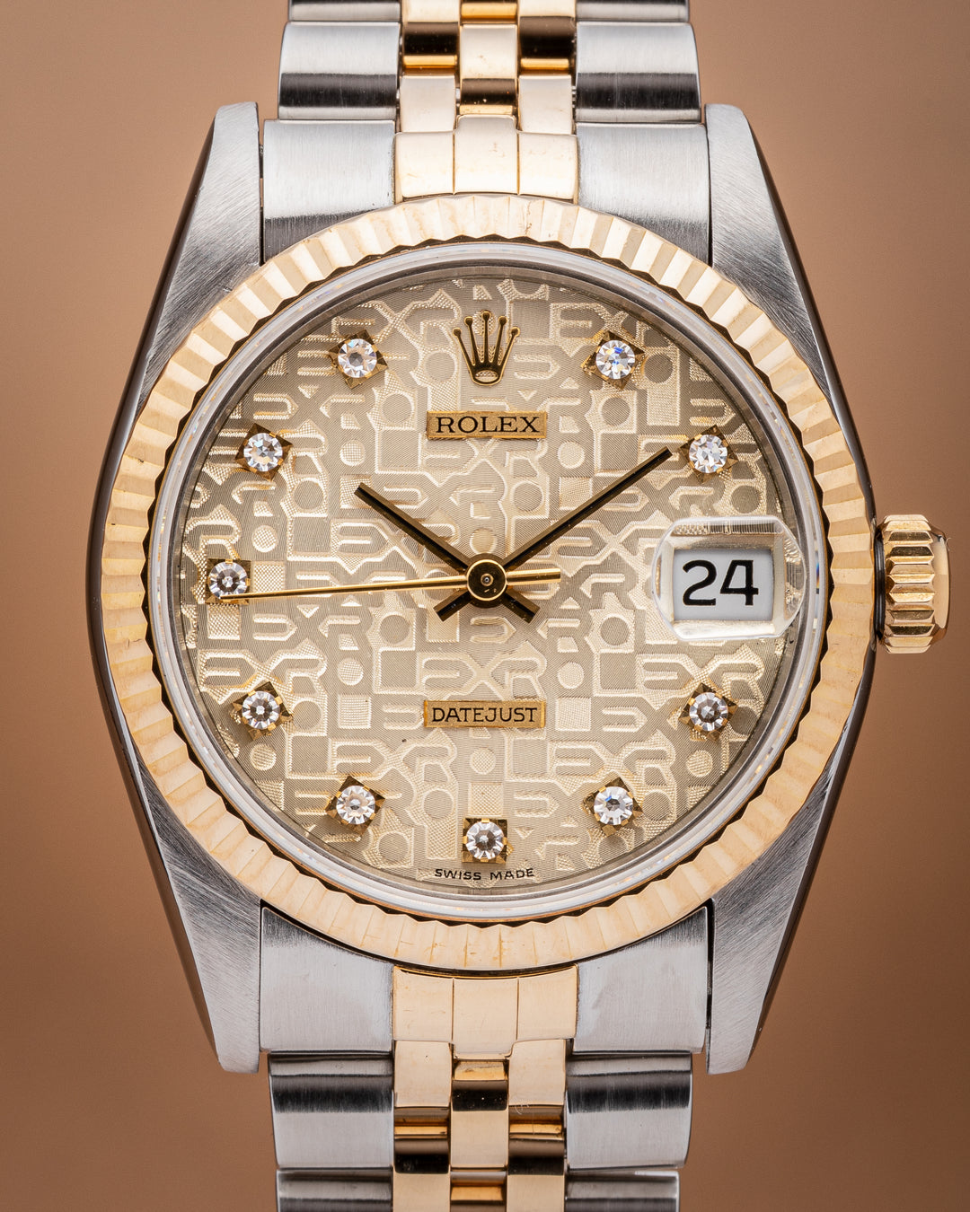 Rolex Stainless Steel and 18k Yellow Gold Women's Datejust (68273)