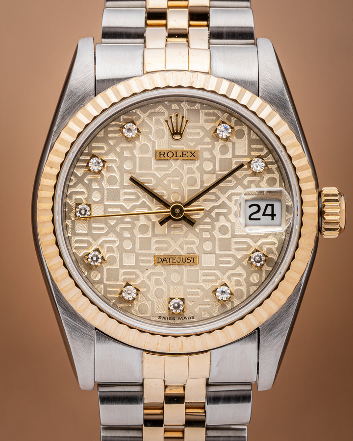 Rolex Stainless Steel and 18k Yellow Gold Women's Datejust (68273)