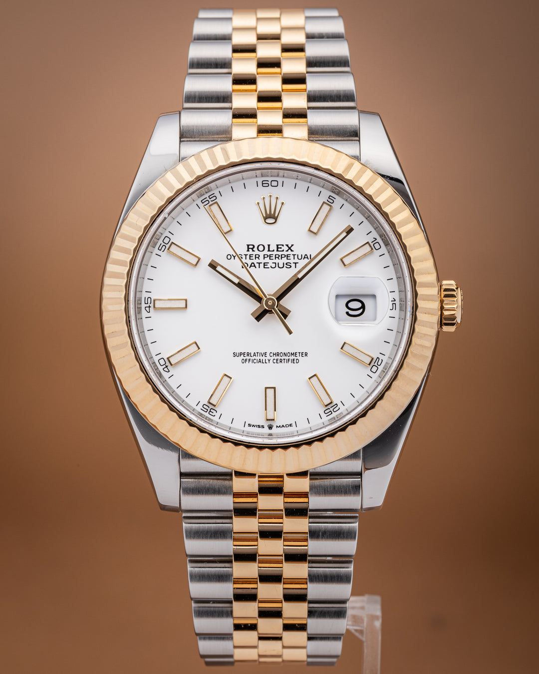 Rolex Stainless Steel and 18k Yellow Gold Datejust 41 (126333)