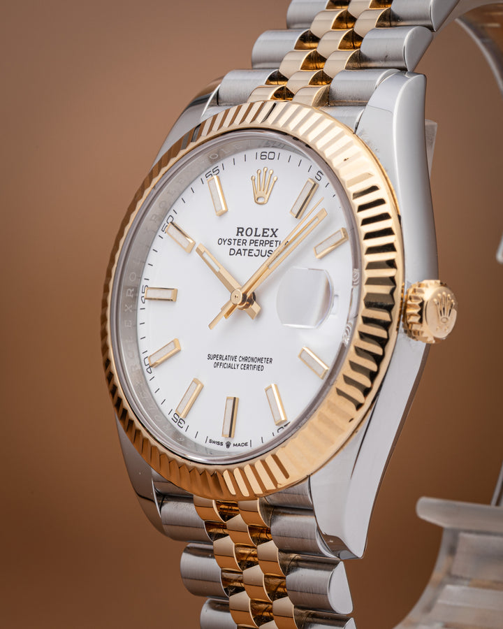 Rolex Stainless Steel and 18k Yellow Gold Datejust 41 (126333)