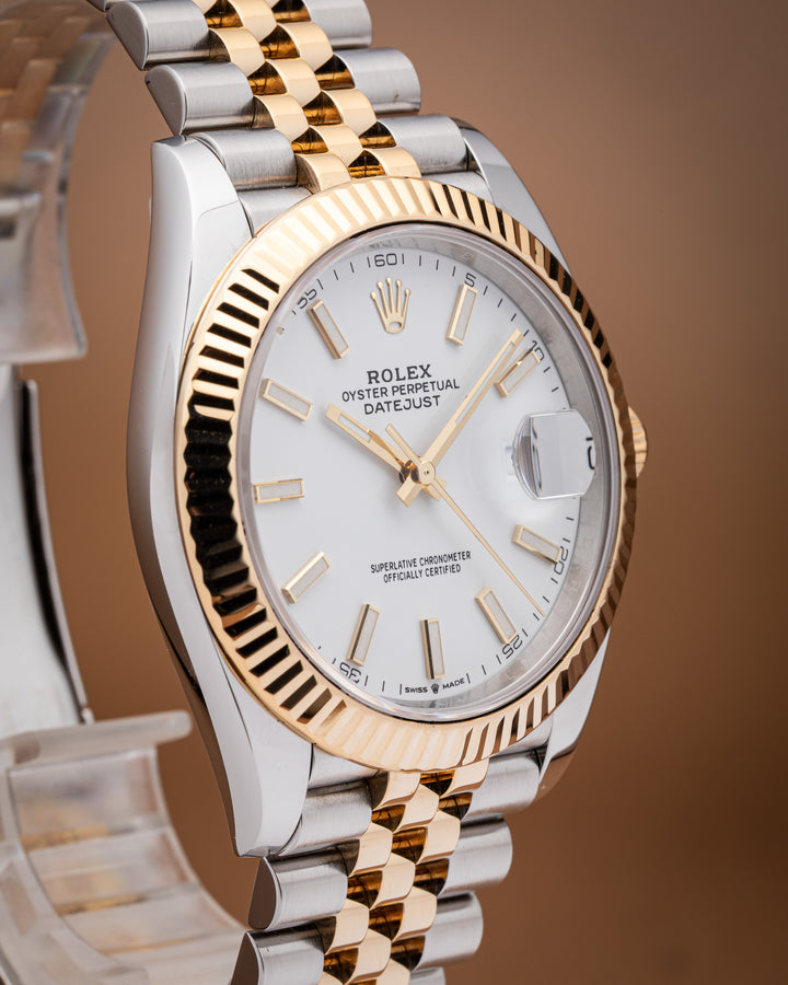 Rolex Stainless Steel and 18k Yellow Gold Datejust 41 (126333)