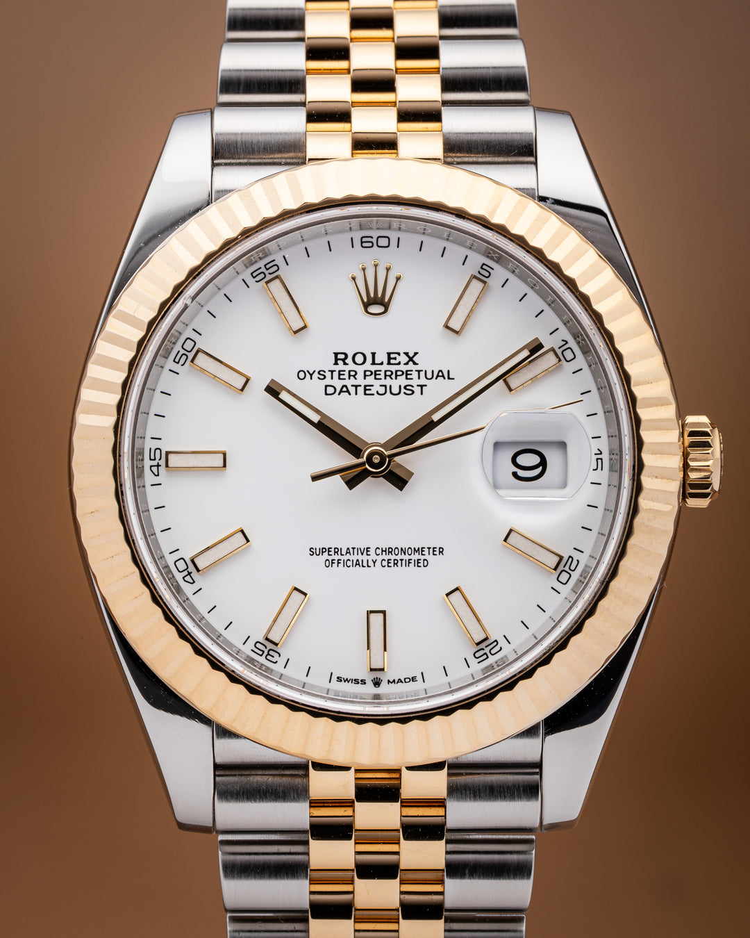 Rolex Stainless Steel and 18k Yellow Gold Datejust 41 (126333)