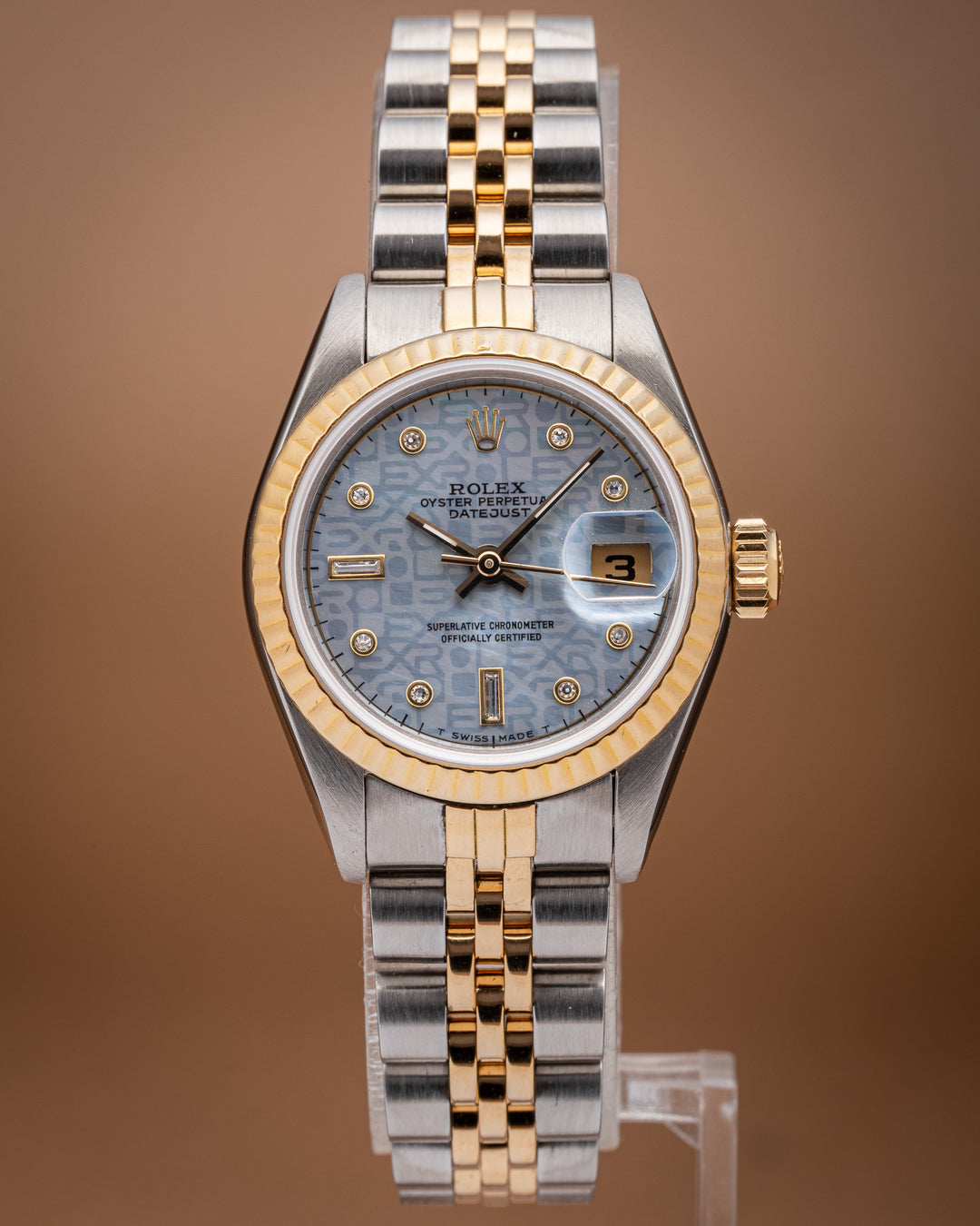 Rolex Stainless Steel and 18k Yellow Gold Women's Datejust (69173)