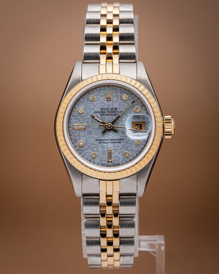 Rolex Stainless Steel and 18k Yellow Gold Women's Datejust (69173)