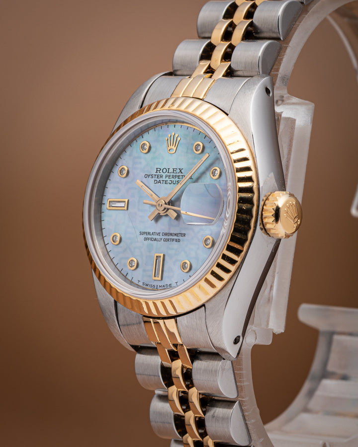 Rolex Stainless Steel and 18k Yellow Gold Women's Datejust (69173)