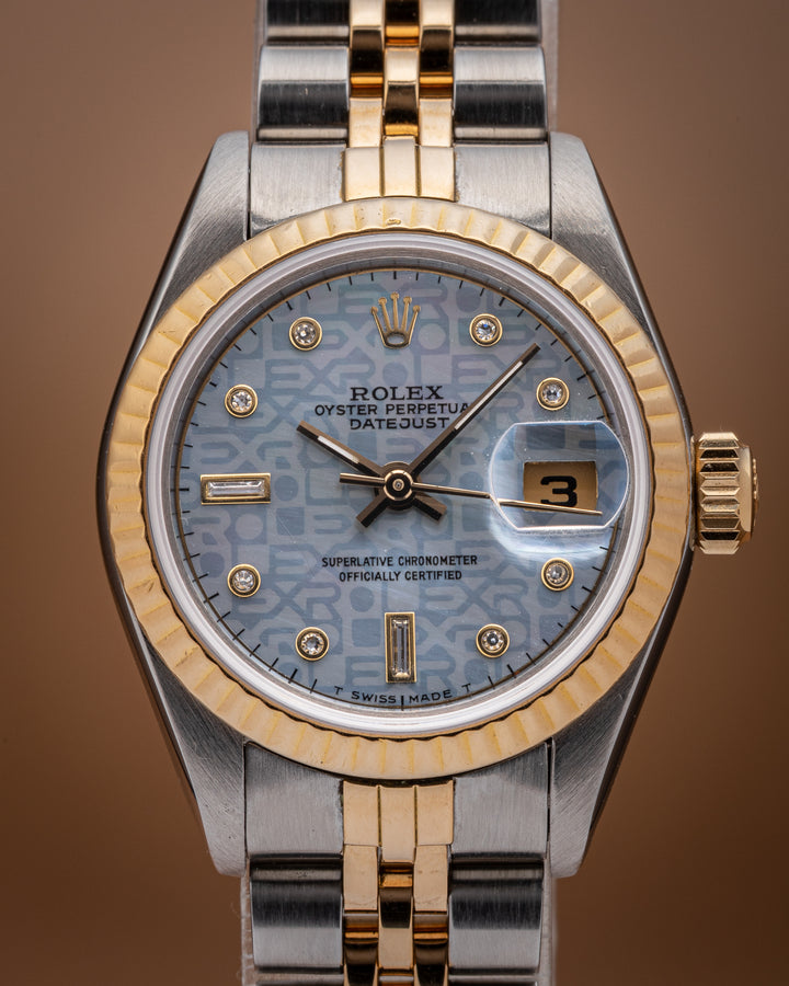 Rolex Stainless Steel and 18k Yellow Gold Women's Datejust (69173)