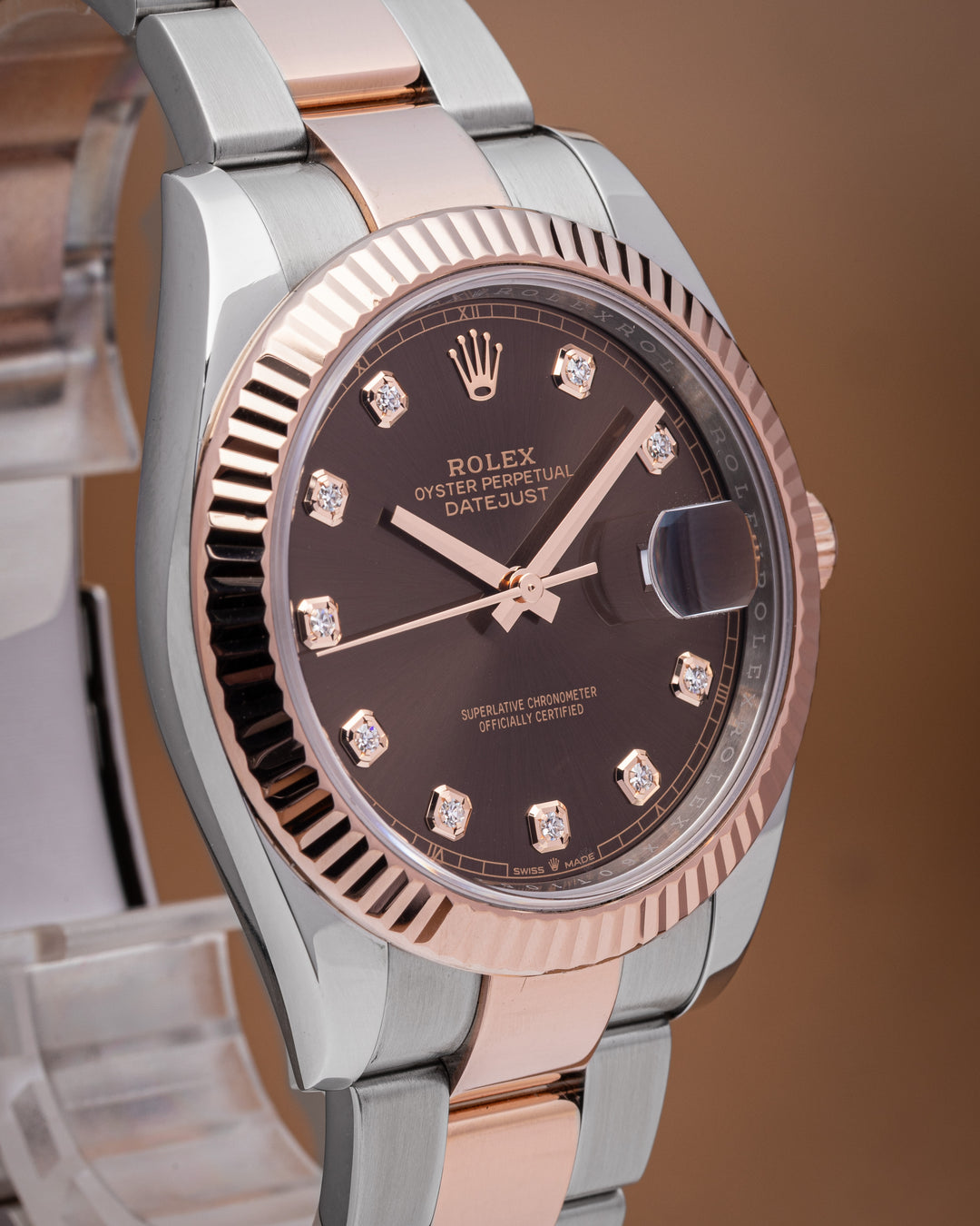 Rolex Stainless Steel and 18k Rose Gold Datejust 41 (126331)