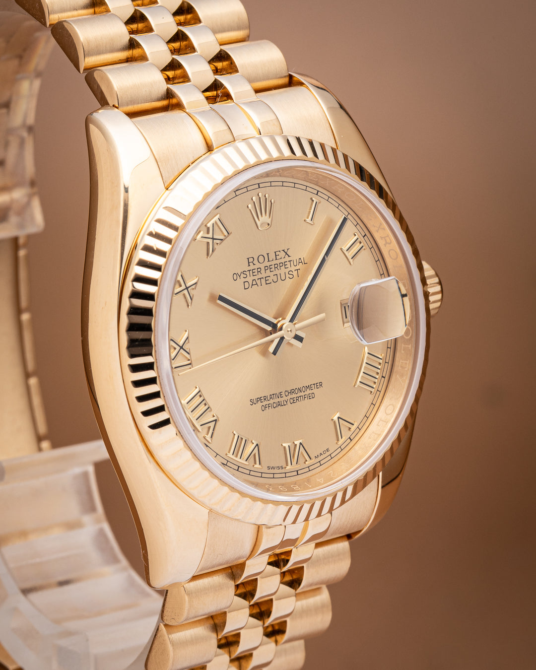 Rolex 18k Yellow Gold Datejust (116238)