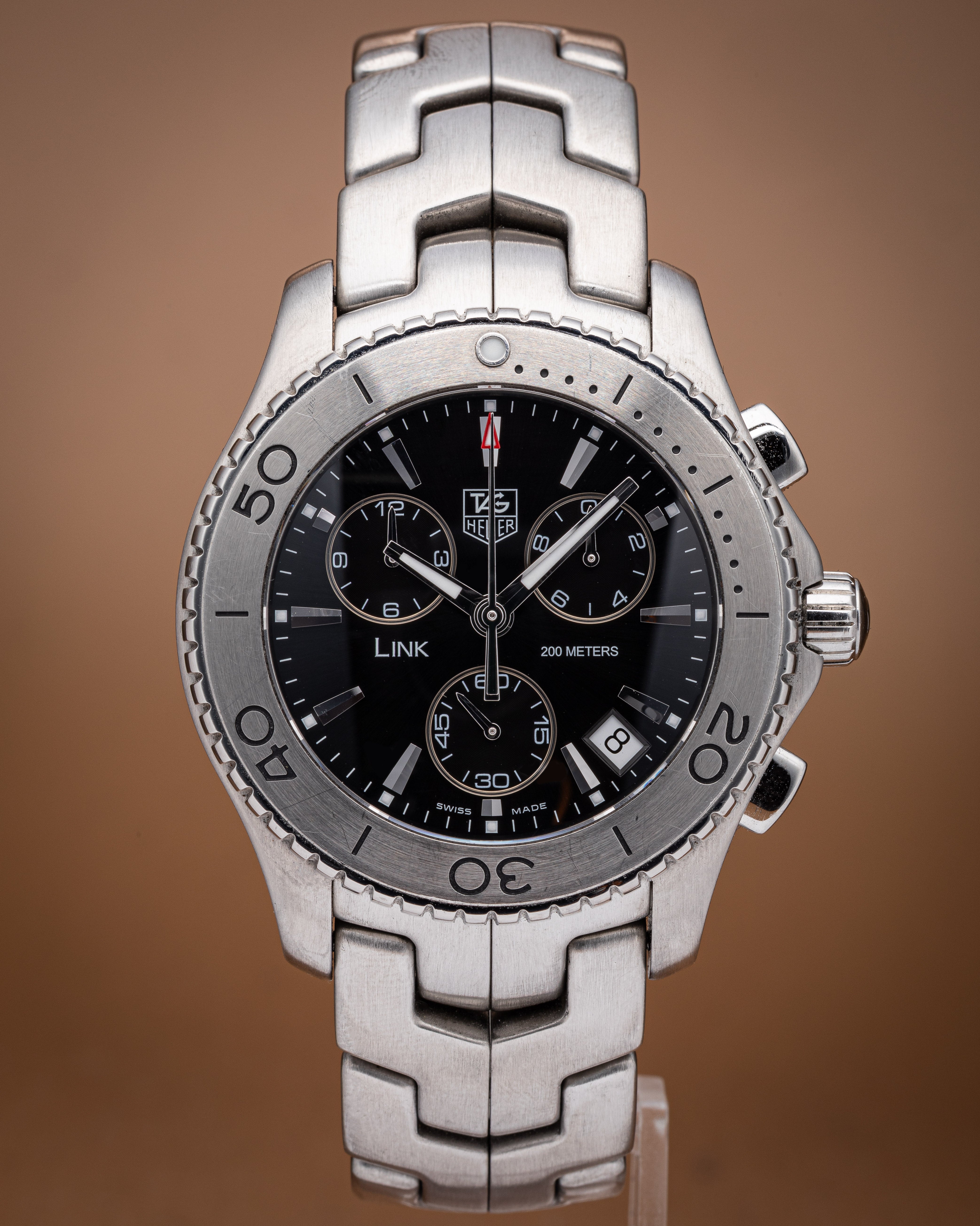 TAG Heuer Stainless Steel Link Quartz Chronograph (CJ1110