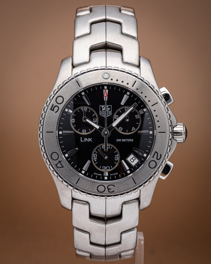 TAG Heuer Stainless Steel Link Quartz Chronograph (CJ1110)