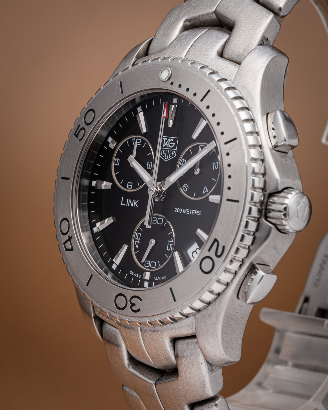 TAG Heuer Stainless Steel Link Quartz Chronograph (CJ1110)