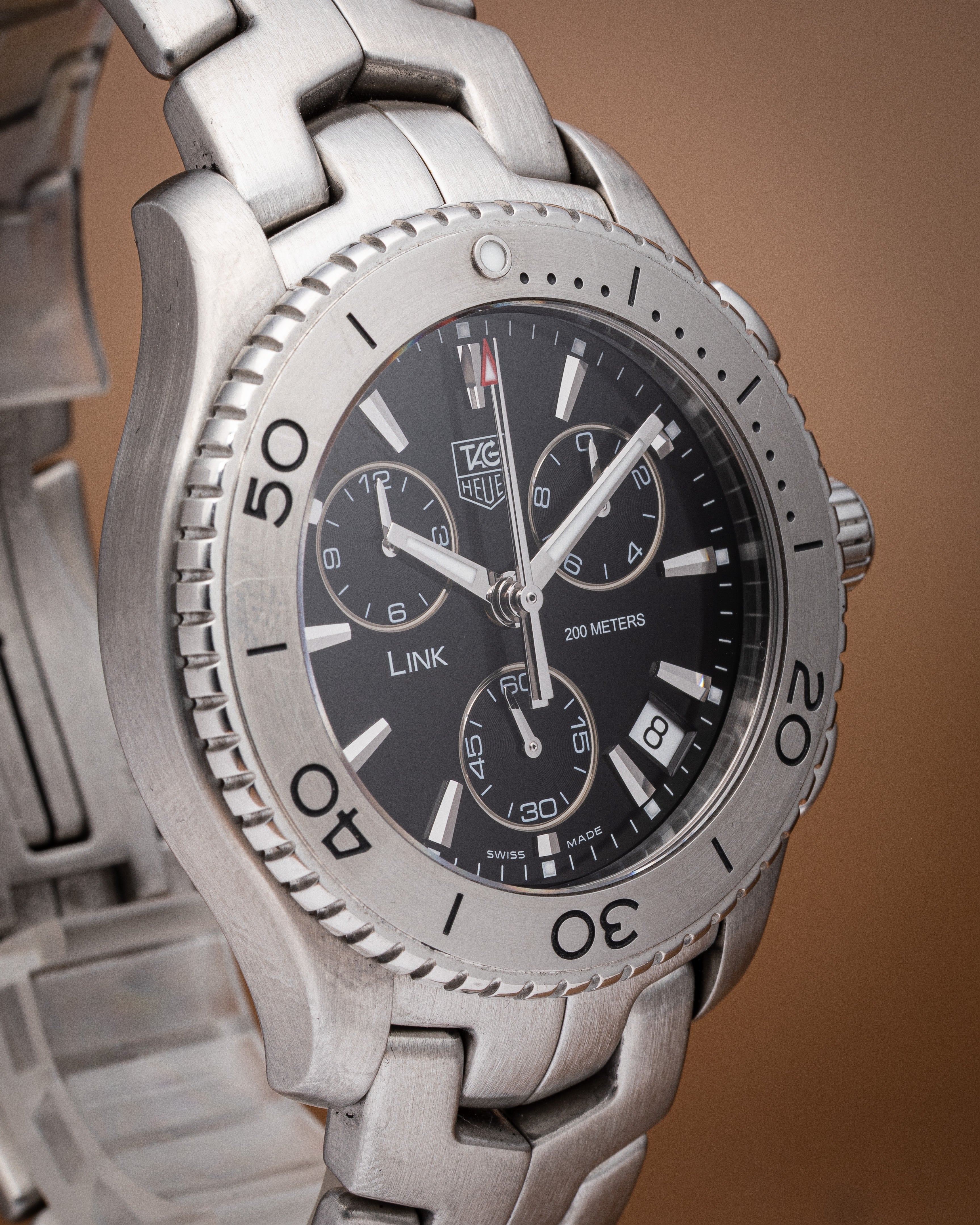 TAG Heuer Stainless Steel Link Quartz Chronograph (CJ1110