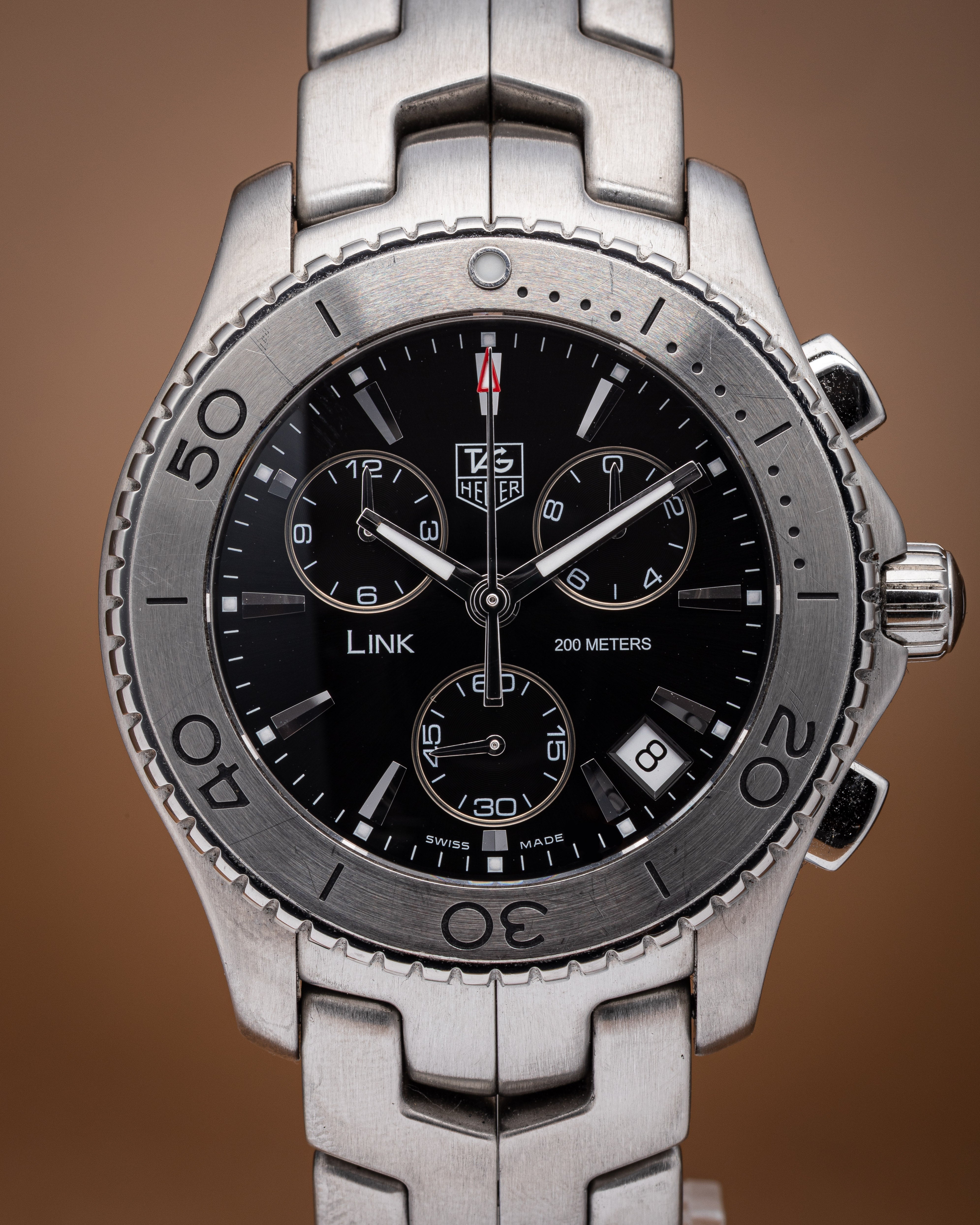 TAG Heuer Stainless Steel Link Quartz Chronograph (CJ1110