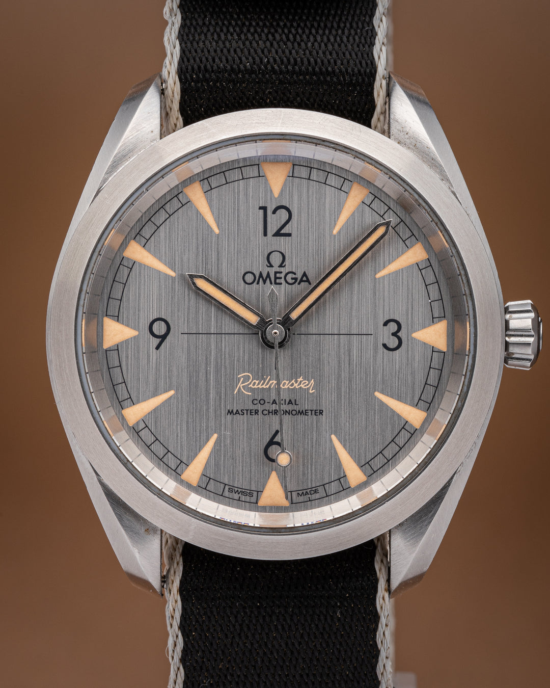 Omega Stainless Steel Railmaster 40 - Main Image
