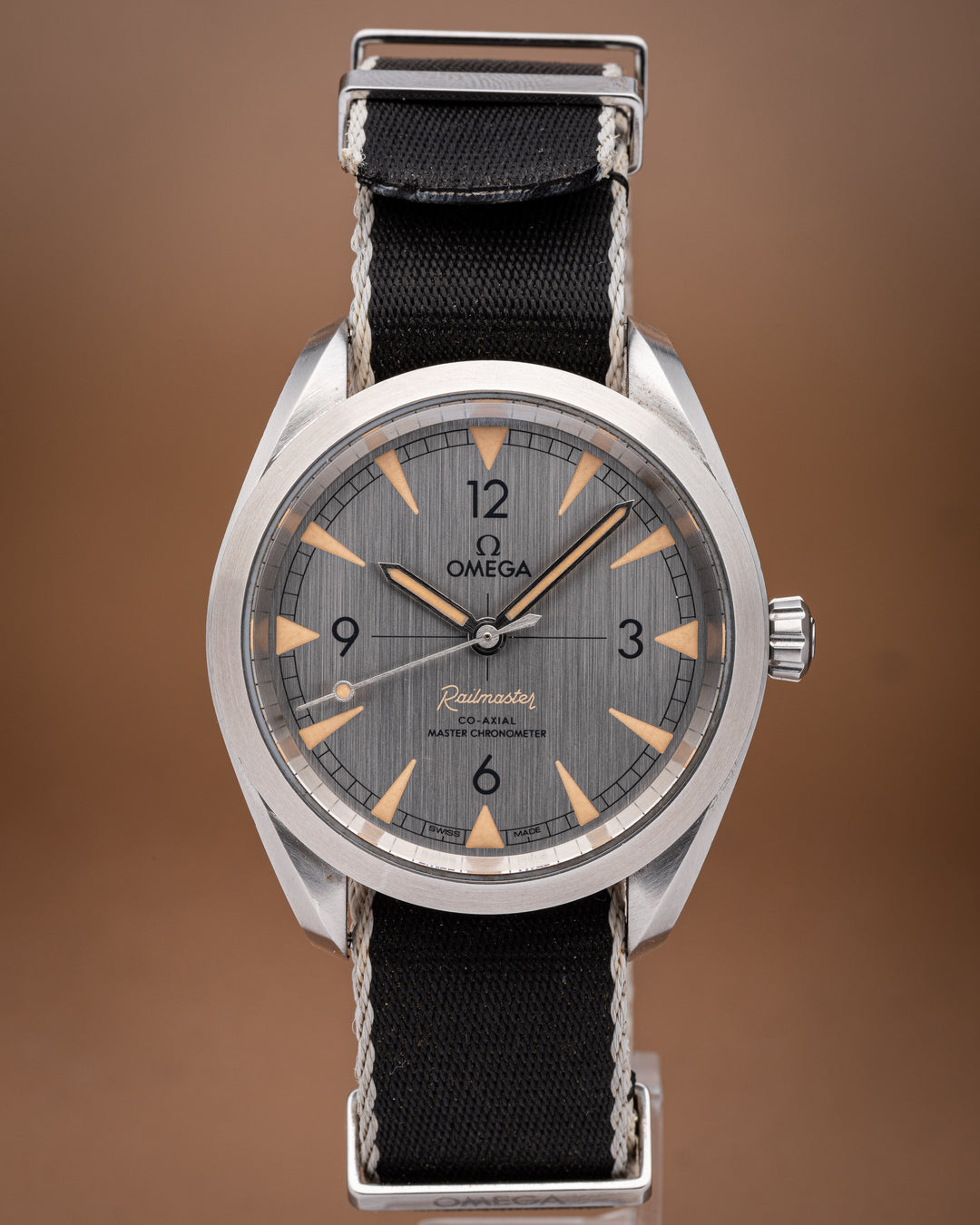 Omega Stainless Steel Railmaster 40 (220.12.40.20.06.001)