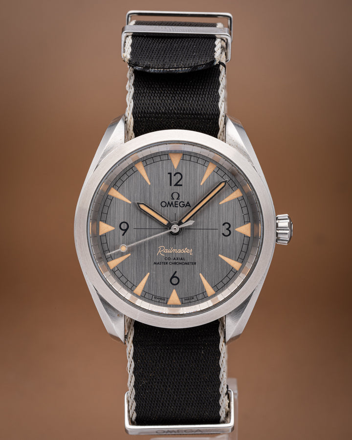 Omega Stainless Steel Railmaster 40 (220.12.40.20.06.001)
