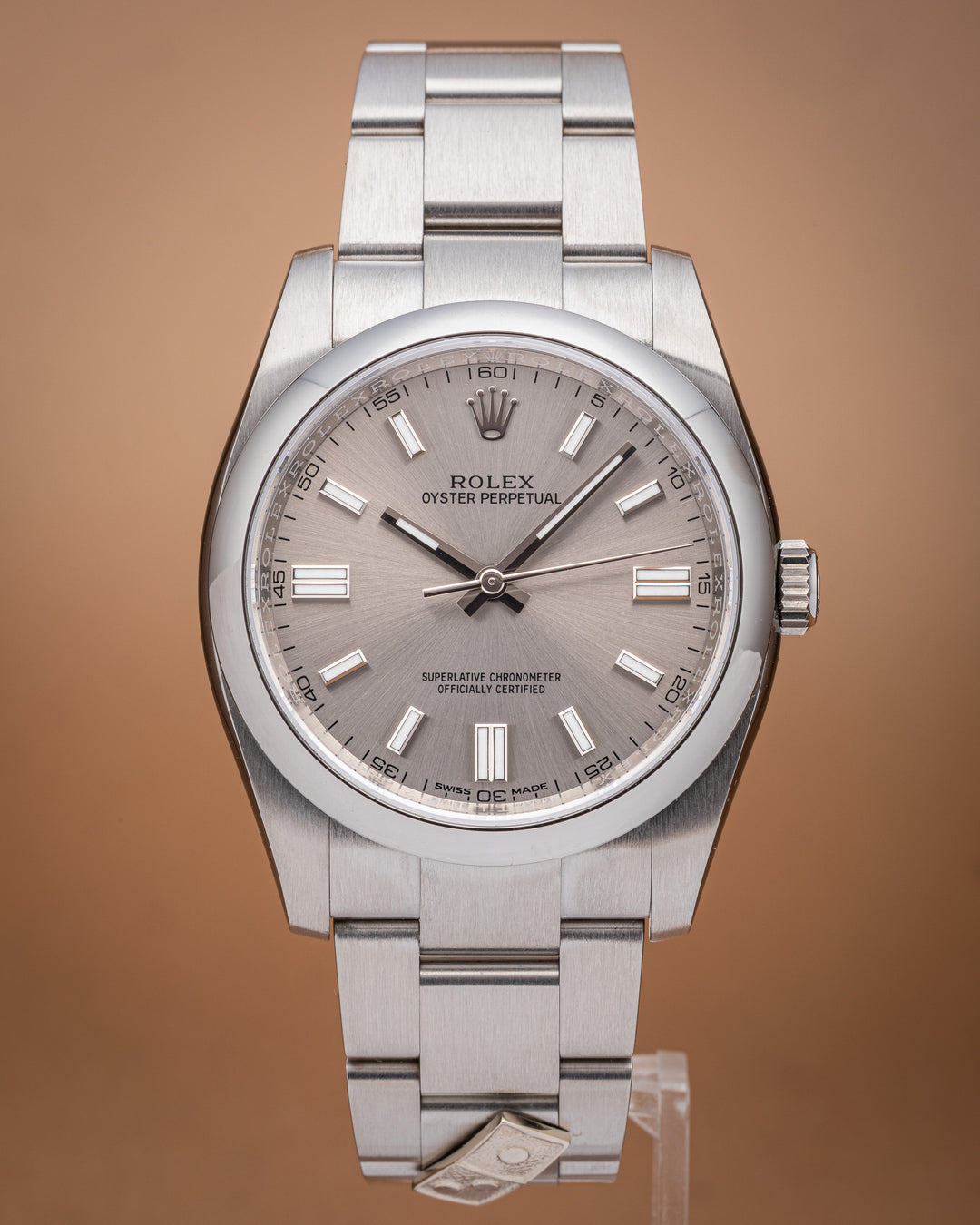 Rolex Stainless Steel Oyster Perpetual 36 "Domino's" (116000)