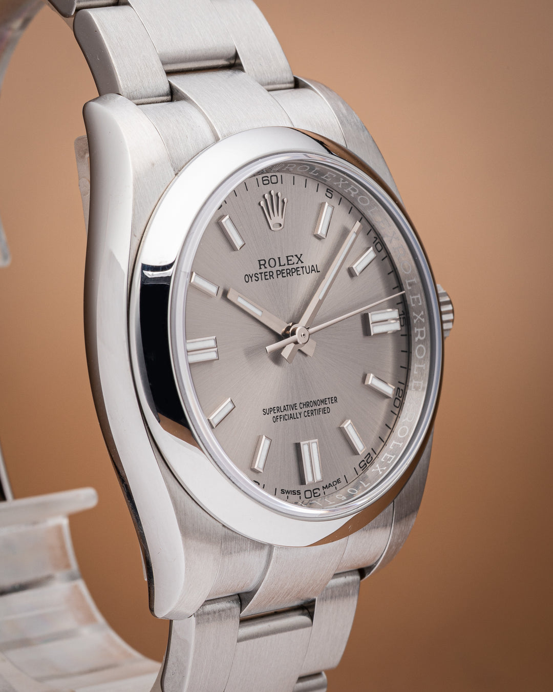 Rolex Stainless Steel Oyster Perpetual 36 "Domino's" (116000)