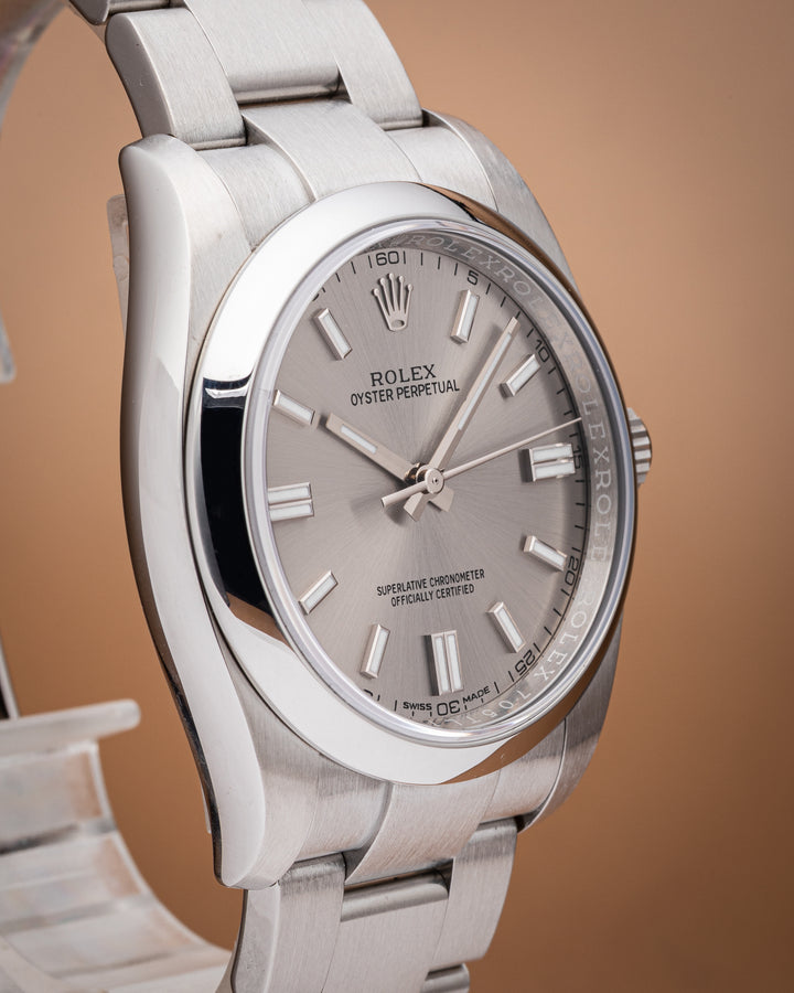 Rolex Stainless Steel Oyster Perpetual 36 "Domino's" (116000)