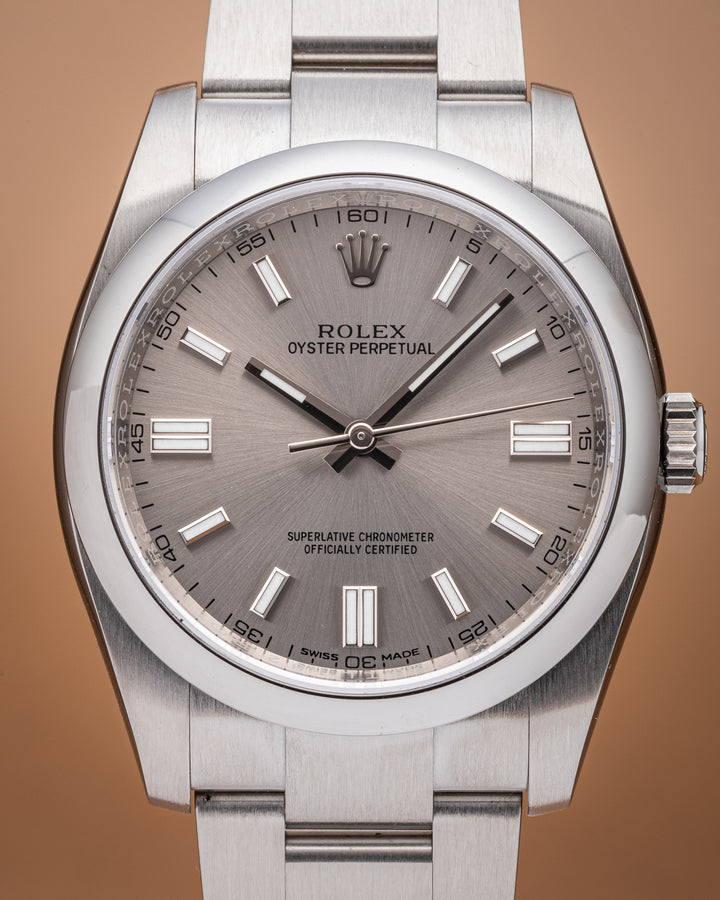 Rolex Stainless Steel Oyster Perpetual 36 "Domino's" (116000)