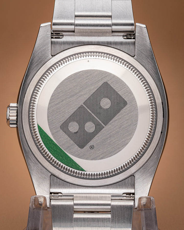 Rolex Stainless Steel Oyster Perpetual 36 "Domino's" (116000)