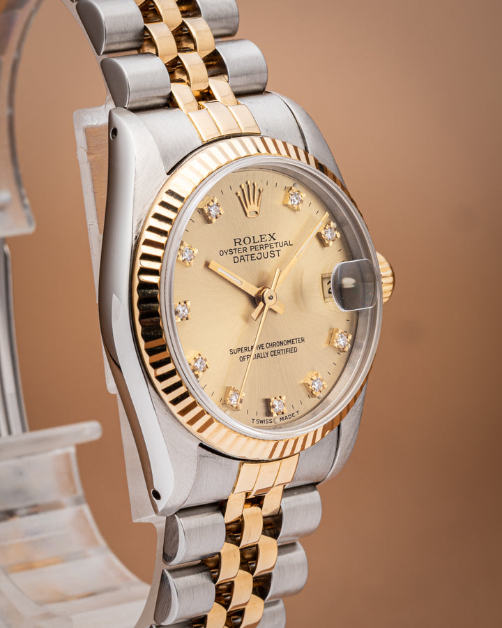 Rolex Stainless Steel and 18k Yellow Gold Women's Datejust (68273)
