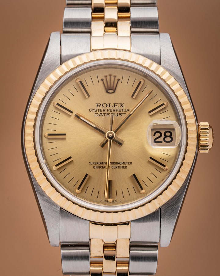 Rolex Stainless Steel and 18k Yellow Gold Women's Datejust (78273)