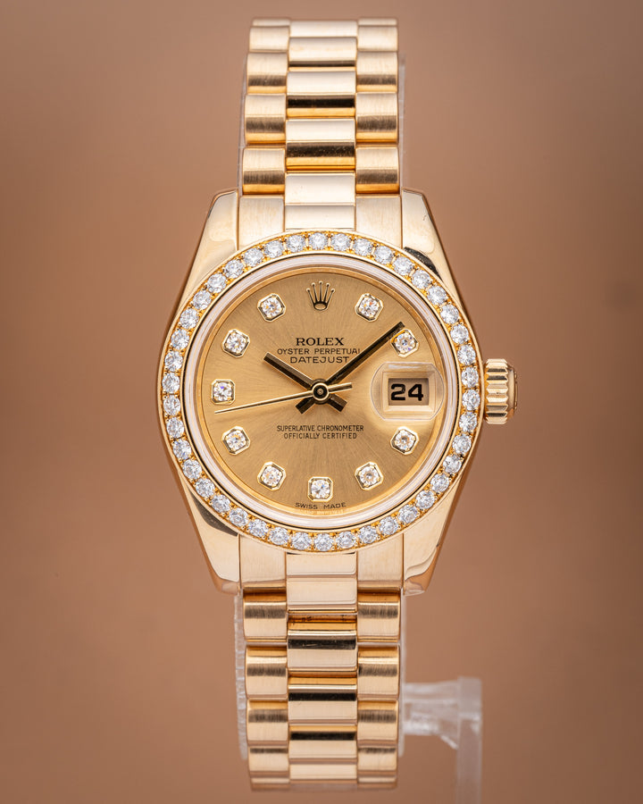 Rolex 18k Yellow Gold Women's Datejust (179138)