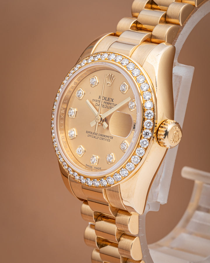 Rolex 18k Yellow Gold Women's Datejust (179138)